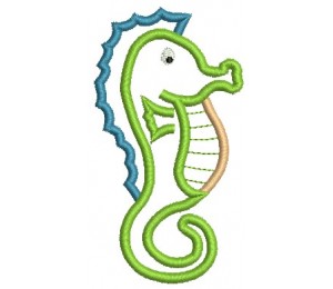 Stickmuster - Seepferd